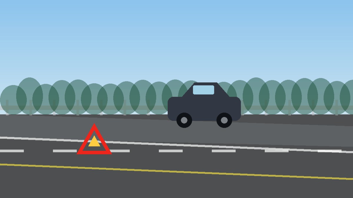 雅安道路故障安全等待现场图